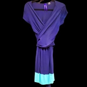 Seraphine nursing maternity wrap dress.